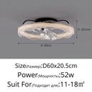 Axyaa Nordic Crystal Fan Ceiling Light: Minimalist Italian Design for Home Interior