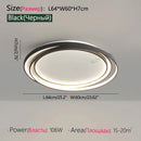 Axyaa Circular LED Ceiling Lamp for Modern Minimalist Bedroom Decor