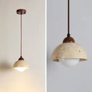 Axyaa Nordic Wabi Sabi Travertine Chandelier - Pendant Lights for Bar, Bedside, Kitchen