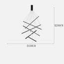 Axyaa Modern Ceiling Chandeliers - Elegant Hanging Light Fixture for Indoor Dining and Living Room
