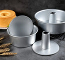 Axya Hollow Chimney Mold Chiffon Cake Pan Removable Bottom Bread Box