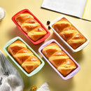 Axyaa Silicone Rectangular Toast Baking Mold Set - Easy Release Oven Tray
