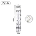 Axyaa Wall-Mounted Shoe Organiser Storage Rack with Mesh Pockets