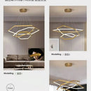 Axyaa Modern Luxury LED Chandelier for Dining and Living Room