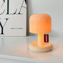 Axyaa Mushroom Style USB Rechargeable LED Night Light for Home Decor