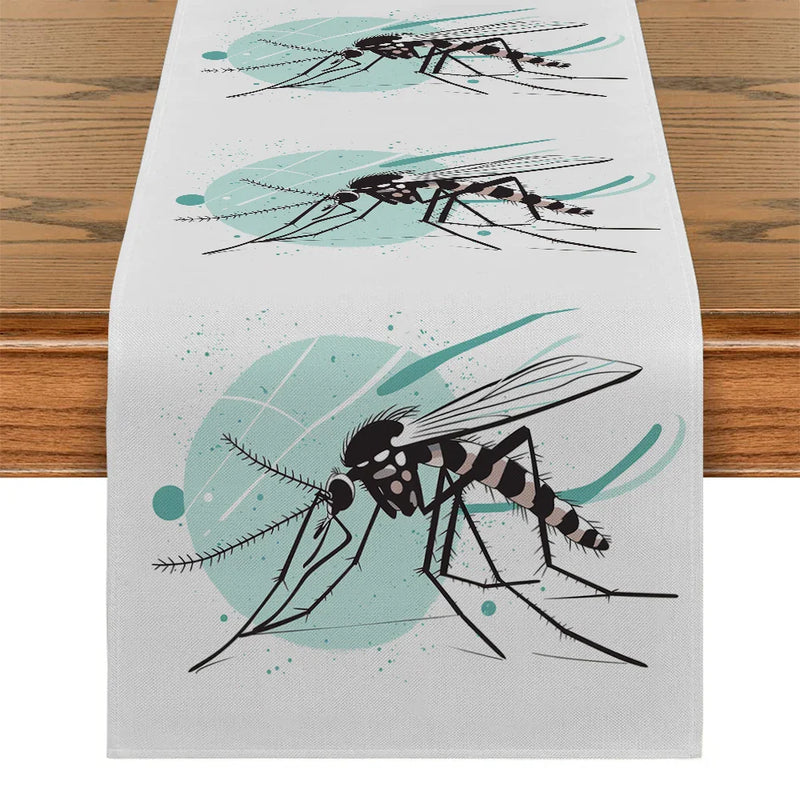 Axyaa Geometricus Table Runner: Stylish Dining Decor Cloth for Wedding & Coffee Tables