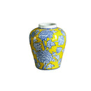Axyaa Blue & White Porcelain General's Jar Vase Home Decoration