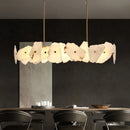 Axyaa Marble LED Chandelier Pendant Light, Modern Kitchen Living Room Wall Lamp