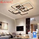Axyaa Dimmable LED Ceiling Light for Living, Bedroom, Dining - Modern Surface Mounted Fixture