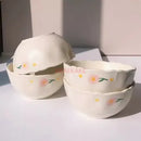 Axyaa Ceramic Breakfast Rice Bowls - Set of 4