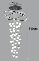 Axyaa Modern LED Pendant Chandeliers for Home Staircase Decor