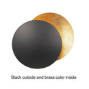 Axyaa Eclipse Scone Light: Round Wall Lamp for Bedroom