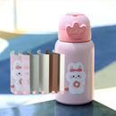 Axyaa Kids Stainless Steel Straw Thermos Bottle