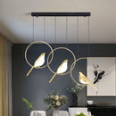 Axyaa Magpie Bird Chandelier: Modren Style Pendant Light for Children's Room Decor