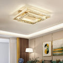 Axyaa Luxury Crystal LED Ceiling Chandelier with Smart Dimmable Lights and Artistic Design