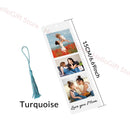 Memorial Acrylic Bookmark Custom Photo Text Tassel Printed Axyaa Mother's Father's Day Gift