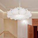 Axyaa Silk Pendant Lamp: Modern Art Lighting Fixture for Bedroom, Living Room & Tea Room