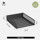 Axyaa Metal File Tray - Office Document Storage Rack