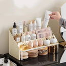 Axyaa Clear Makeup Organizer with Drawer: Cosmetic Storage Box for Dresser and Display