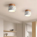 Axyaa Stone Travertine Ceiling Light Modern Indoor Fixture for Bedroom Hallway Staircase