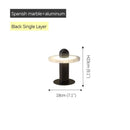 Axyaa Modern Marble Table Lamp Black Bedroom Living Room Art Lighting