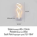 Axyaa Modern Minimalist LED Wall Lamps for Bedroom and Living Room