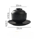 Axyaa Ceramic Soup Cup with Cover - Versatile Household Bowl