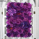 Axyaa Rose Flower Wall Wedding Decor Artificial Plants Background Christmas Silk