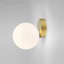 Golden Glass Ball Ceiling Lamp for Home Decor by Axyaa