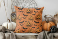 Axyaa Cute Pumpkin & Cat Pillow Cover for Sofa, Bedroom, Car - Halloween Theme