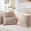 Chenille Throw Pillow Cover 30x50cm Velvet Luxury Cushions for Sofa Bed - Axyaa