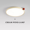 Axyaa Round LED Ceiling Lamp: Modern Bedroom Study Lighting for Elegant Home Decor