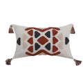 Axyaa Tufted Plush Tassels Cushion Cover for Stylish Home Decor