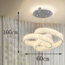 Axyaa Modern Dining Room Pendant Lights Indoor Chandeliers LED Hanging Ceiling Lamp