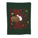 Axyaa Christmas Bunny Plush Throw Blanket Luxe Beach Blanket