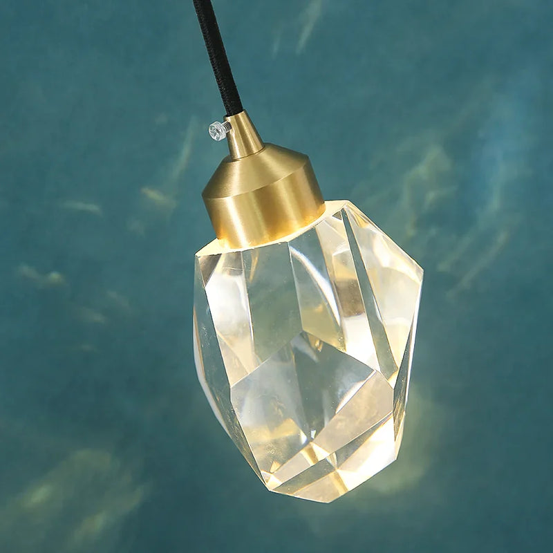 Axyaa Diamond Crystal Wall Light for Modern Minimalist Living Room and Bedroom