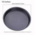 Axyaa Non-Stick Carbon Steel Pizza Pan Deep Dish Tray Set