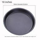 Axyaa Non-Stick Carbon Steel Pizza Pan Deep Dish Tray Set