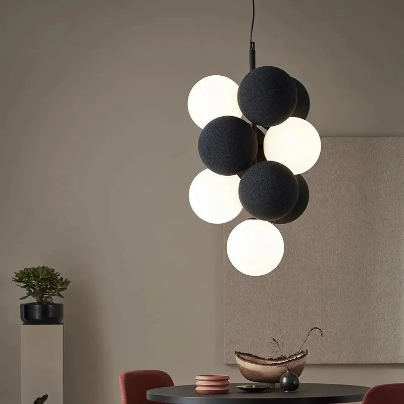 Axyaa Bubble Pendant Chandelier for Hotel Restaurant Bedroom Office Table