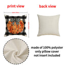 Axyaa Halloween Linen Pillow Cover: Horror Holiday Decor for Home Sofa