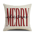 Axyaa Snowman Christmas Tree Pillow Cover for Festive Home Decor