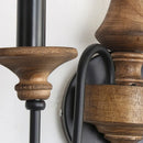 Rustic Wooden Wall Lamps by Axyaa for Home and Hospitality Lighting