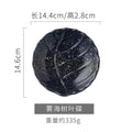 Axyaa Round Leaf Tree Ceramic Plate - Restaurant & Home Snack Vegetable Fruit Tray