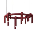 Axya Nordic Iron Art U-Shaped Chandelier for Living Room, Restaurant, Bar, and Bedroom