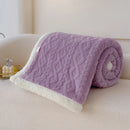 Axyaa Double Thickened Throw Blanket for Winter - Super Soft Cozy Sofa Bed Cover