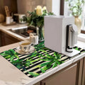 Axyaa Watercolor Lines Absorbent Draining Mat