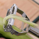 Axyaa Multifunctional Stainless Steel Kitchen Peeler for Vegetables and Fruits