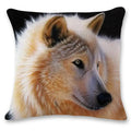 Axyaa Wolf Animal Decor Pillowcases for Sofa and Bedroom