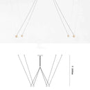 Nordic Lamp Compass Chandelier by Axyaa - Minimalist LED Pendant Light for Home Decoration