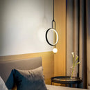 Axyaa Glass Ball Pendant Lamp for Luxury Living Room, Study, LED Chandelier